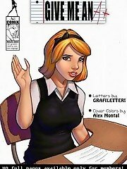 Adult sex comic Give me an A+ 3